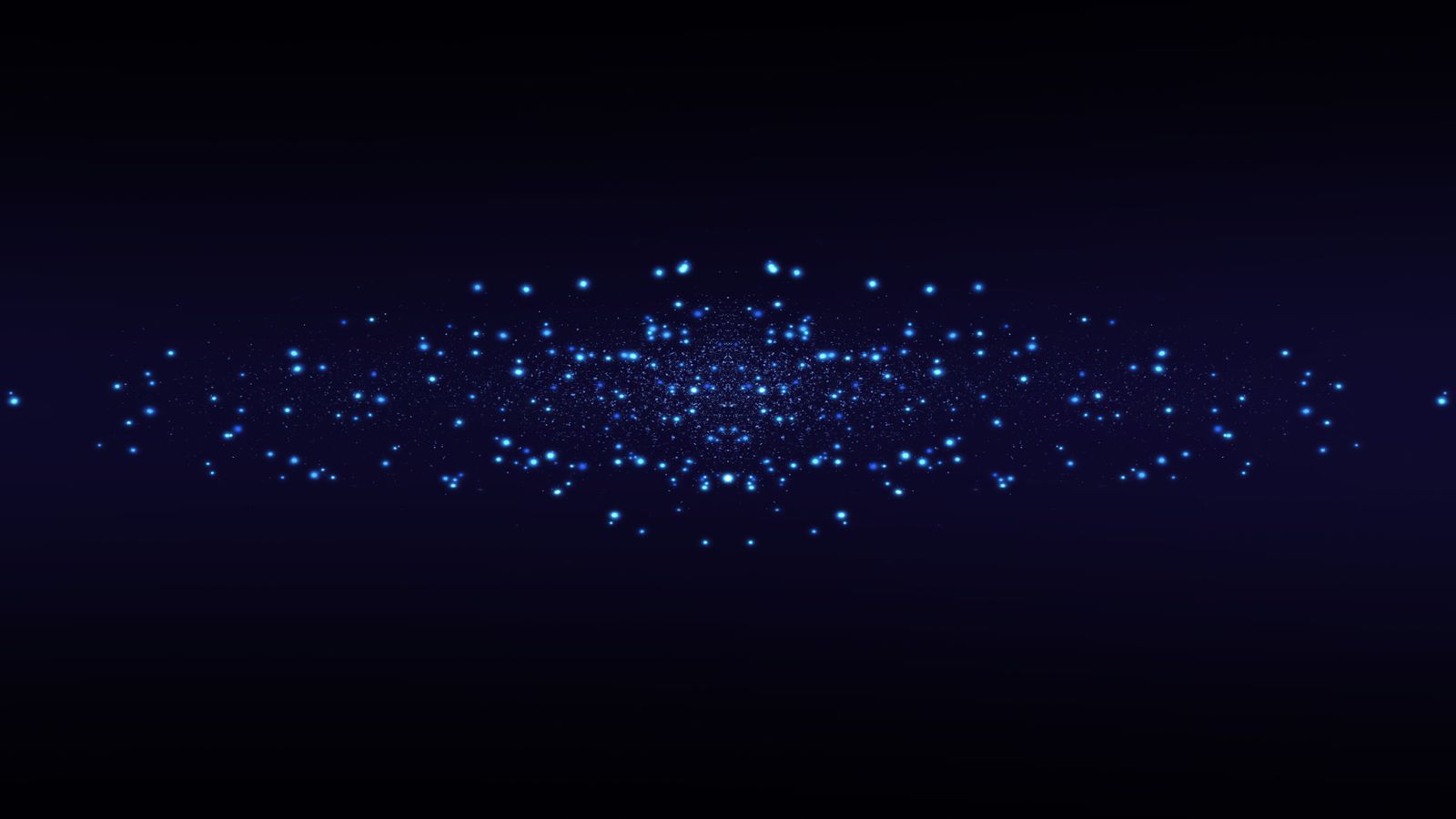 A visualization of high-dimensional vector space with clustered data points and distance lines
