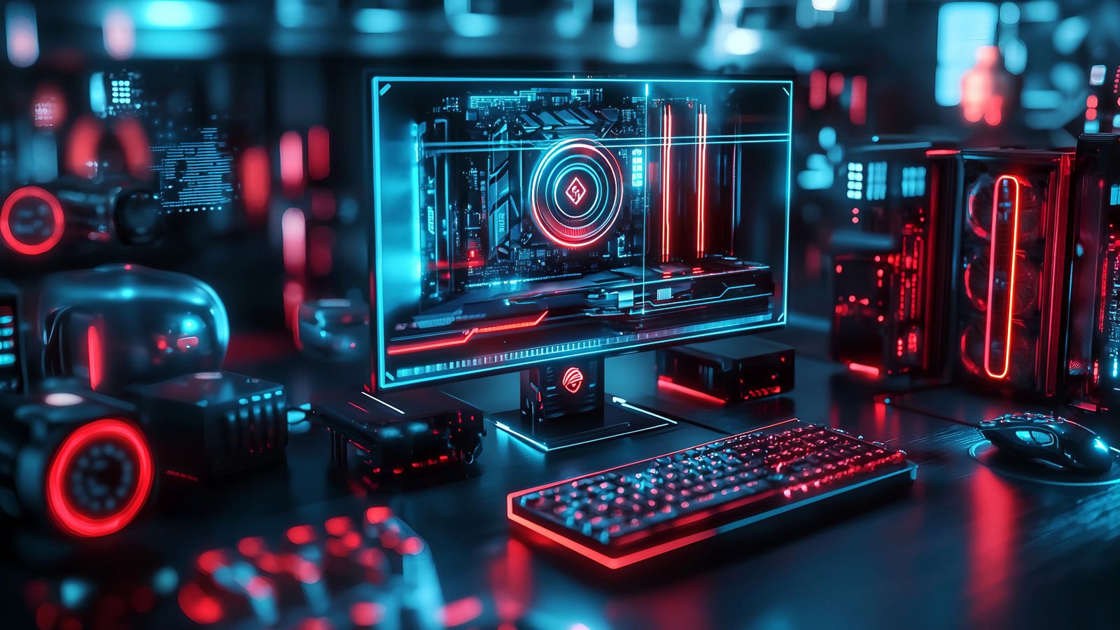 A powerful PC showing a Windows 11 loading spinner